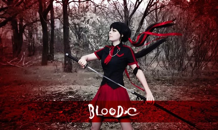 Cosplay Blood- c / cosplay Blood C - My, Cosplay, Anime, , Cosplayers