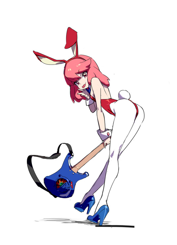 Kill la FLCL? - NSFW, Art, Kill la Kill, Flcl, Hand-drawn erotica, Longpost, Matoi Ryuuko, Kiryuuin Satsuki, Nonon jakuzure, Bunnysuit, Mako Mankanshoku