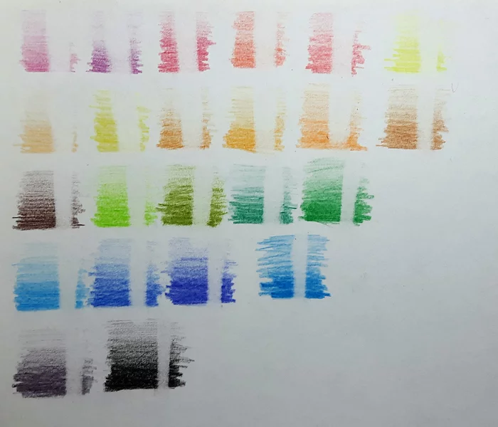About erasable colored pencils - My, Graphics, Colour pencils, Drawing, Sketch, Overview, Longpost