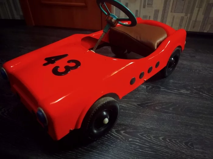 Need help assessing - My, Retro car, Childhood, Pedal machine, Toys, Collecting, Longpost