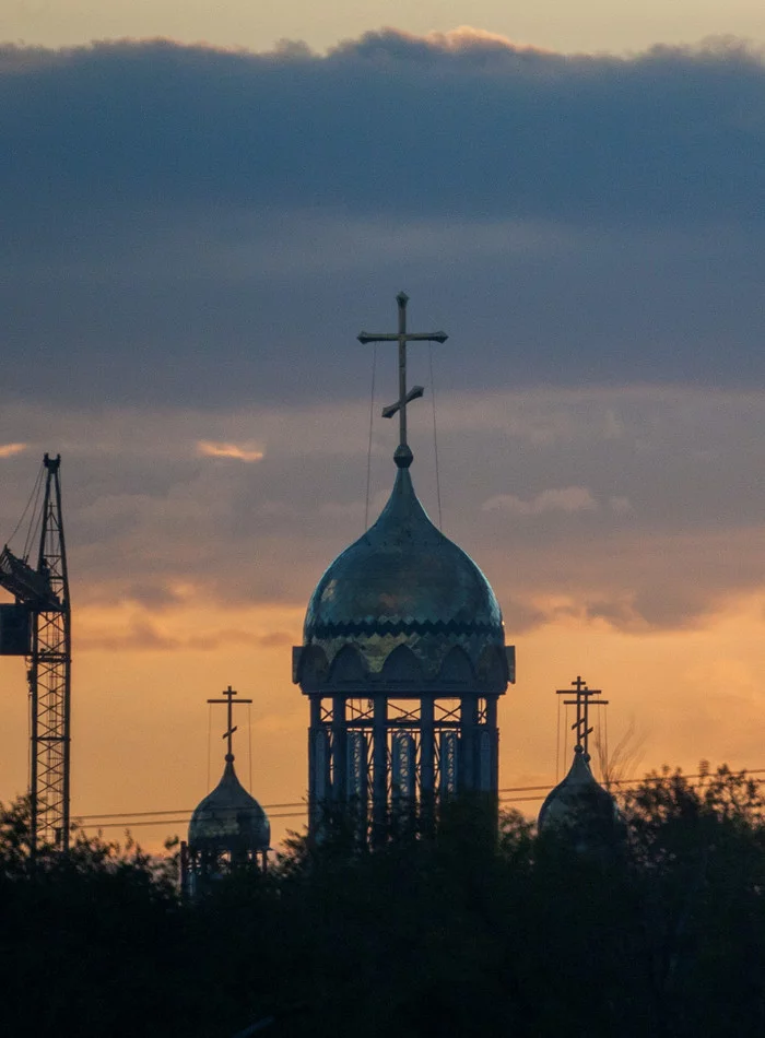 Cathedral of the Life-Giving Trinity - My, Summer, The cathedral, Kazakhstan, Canon5d