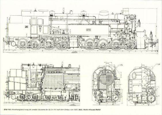 Steam locomotive - Retro, Images, Scheme, Locomotive, Past, Technics, Longpost