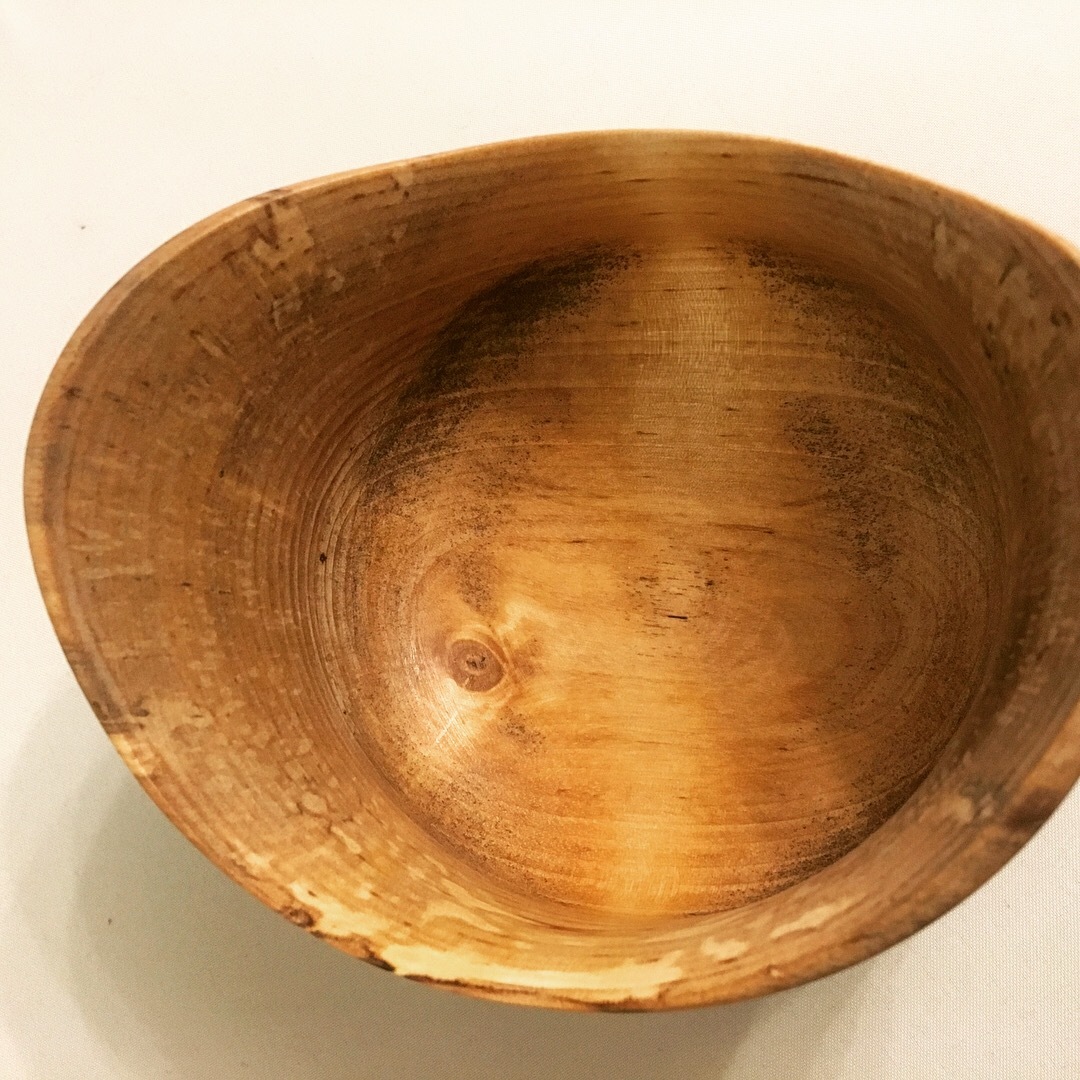 Treated maple candy bowl. - My, Maple, Turning machine, Candy Maker, Tree, Woodworking, Handmade, Longpost