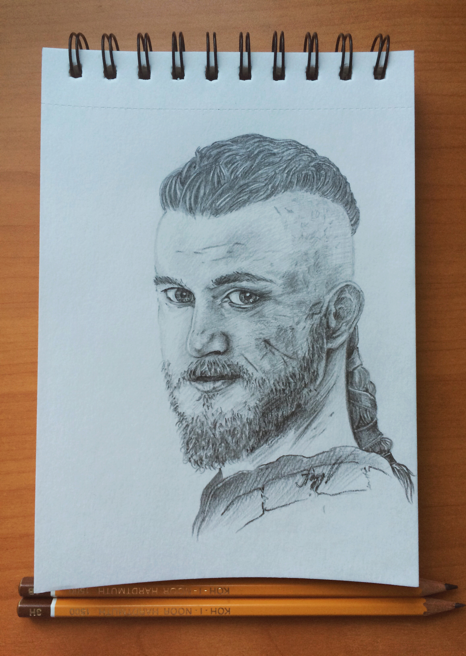 Sharing my art :) - My, Game of Thrones, Emilia Clarke, Margot Robbie, Portrait, Ragnar Lothbrok, Викинги, Sebastian Stan, Longpost