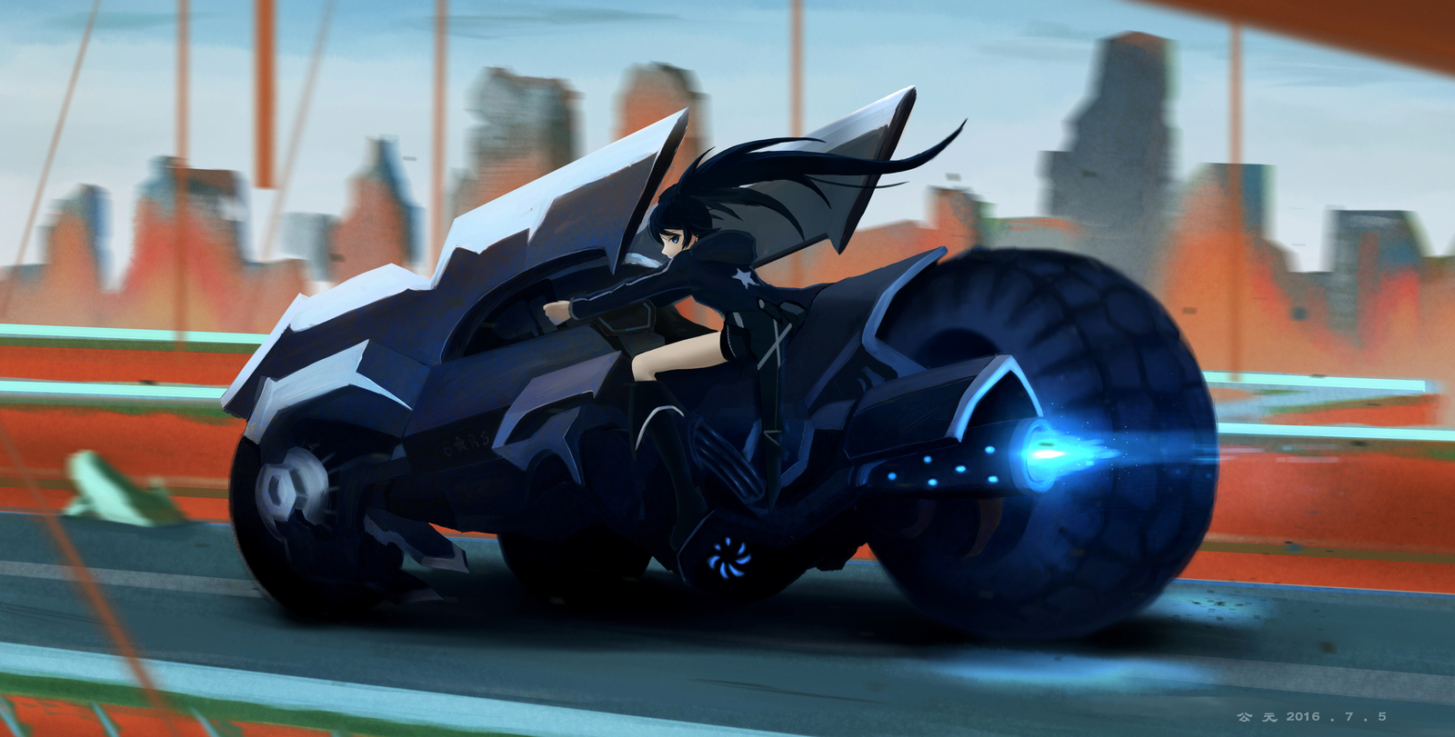 Black Rock Shooter The Game | Black Trike | Пикабу