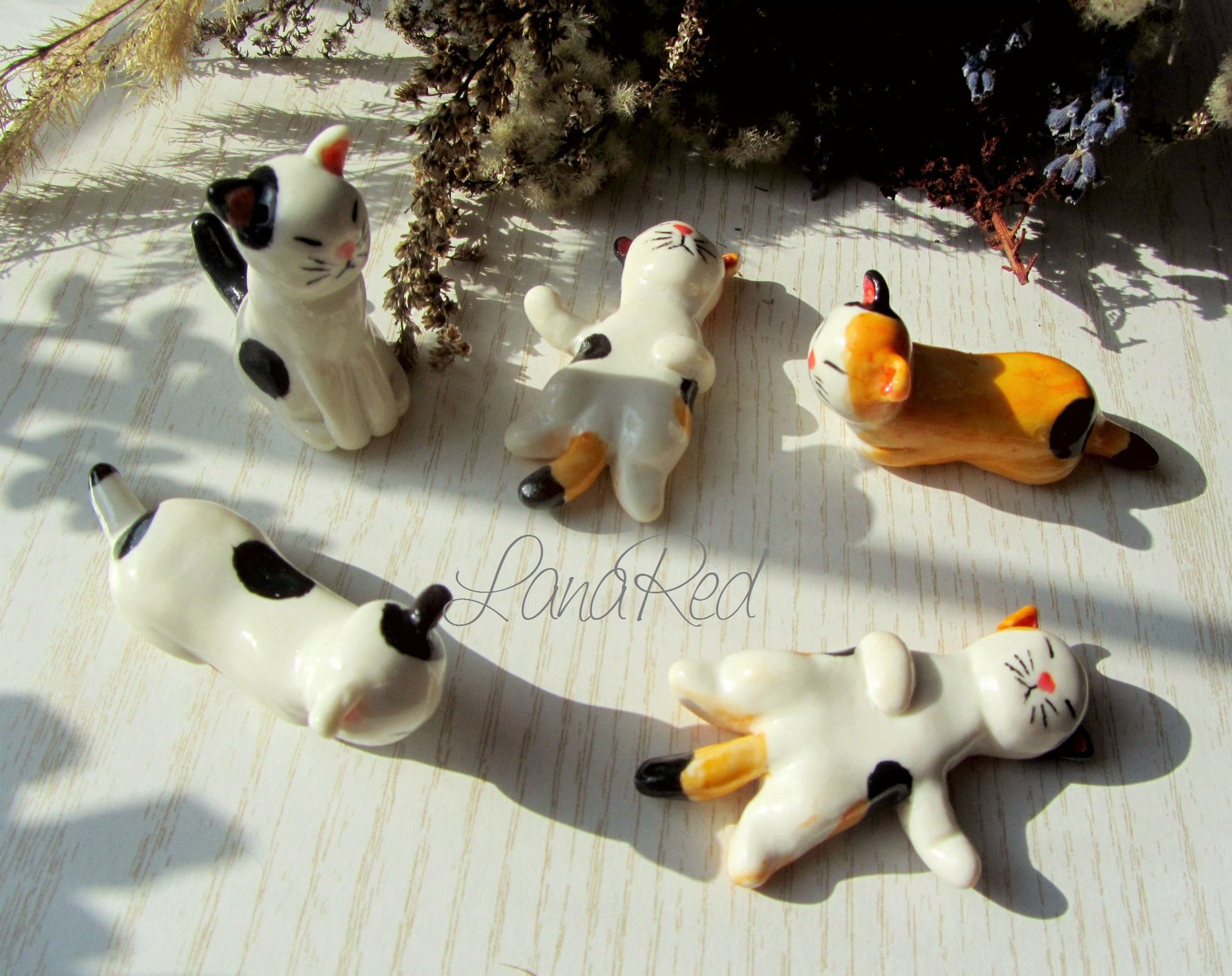 Hasioki Neko - Needlework without process, Handmade, Polymer clay, cat, Sushi, Needlework, With your own hands, Handmade, Longpost