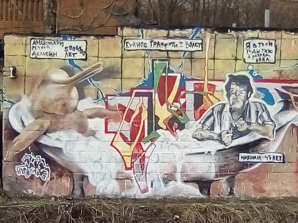 What does it mean? - My, Street art, Not understood, Подмосковье, Bolshevo