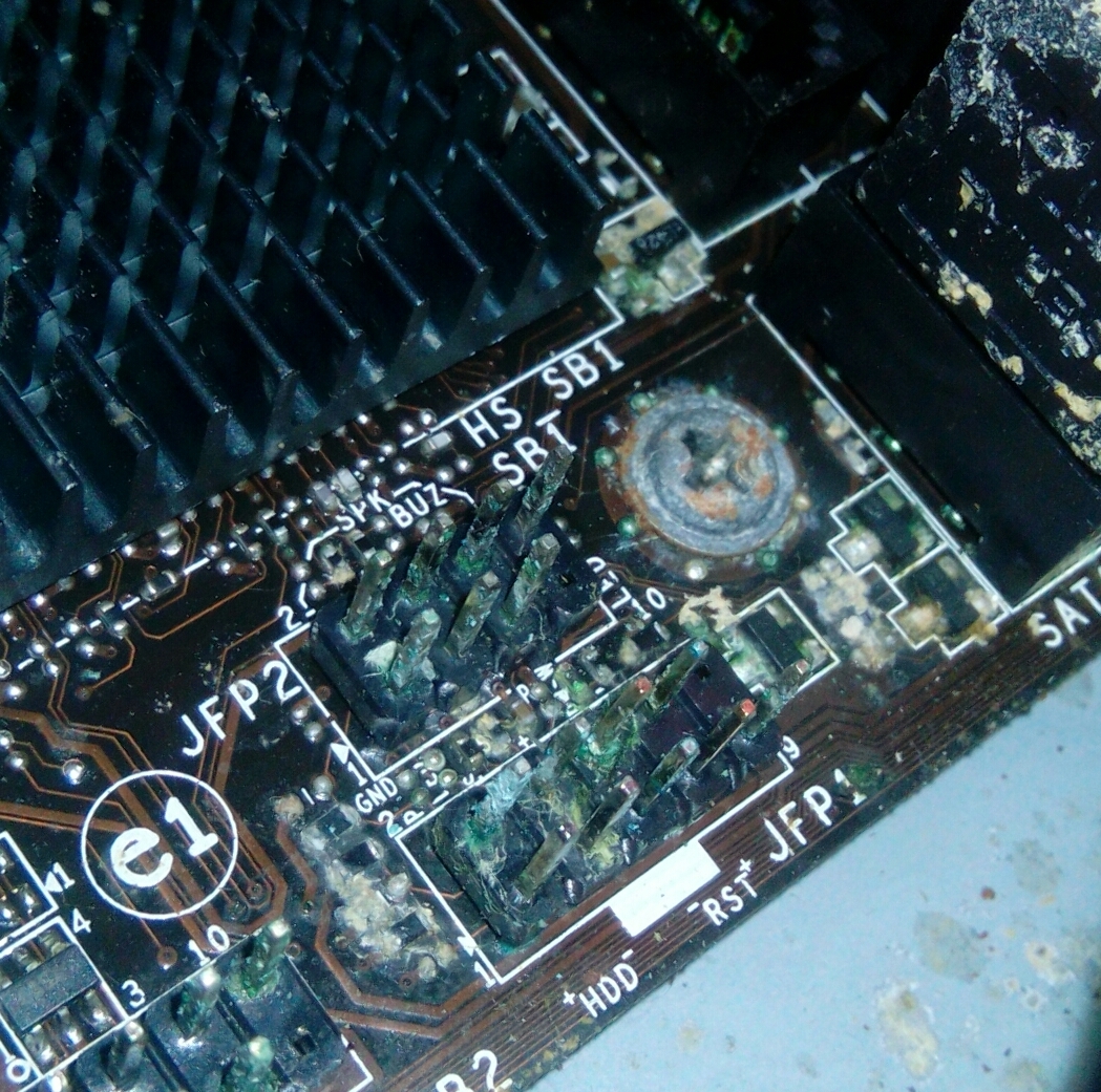 Another electronic corpse - My, Computer Repair, Drowned, Longpost