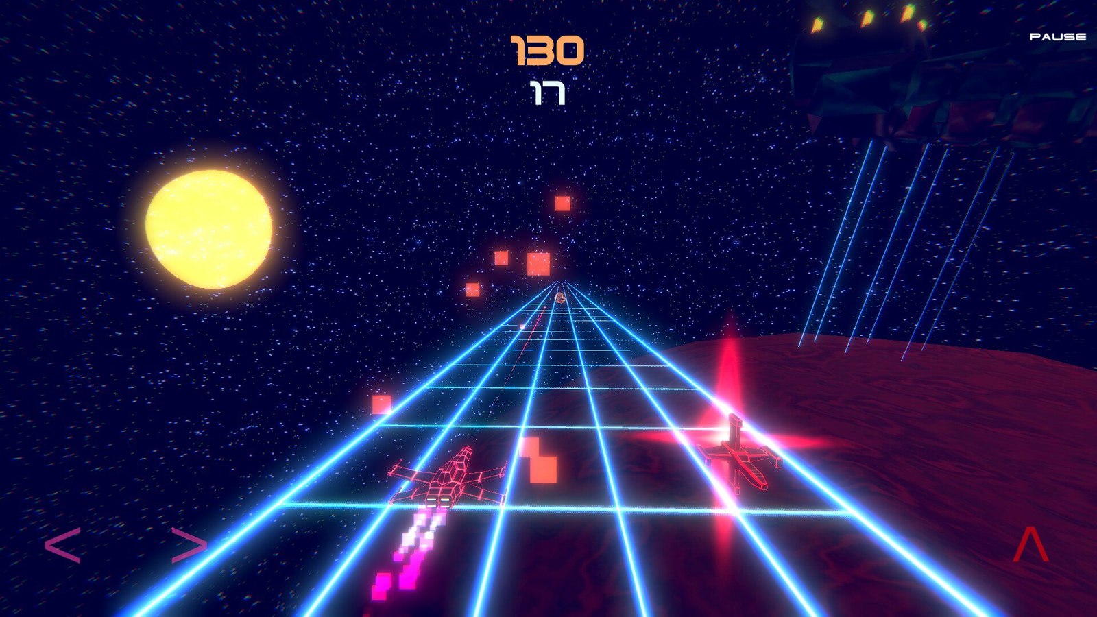 New game in neon style. - My, Neon Lights, Tron, Инди, Developers