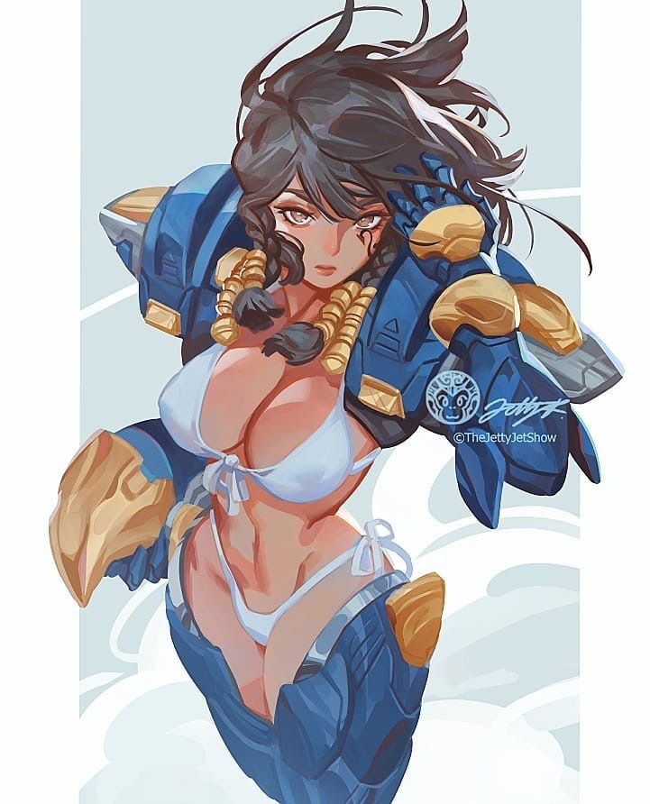 Works from Jet Kimchrea - NSFW, Overwatch, , Pharah, Mercy, Tracer, Widowmaker, Longpost