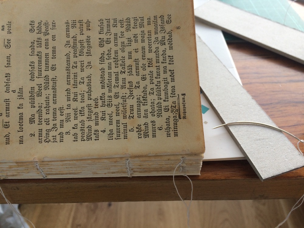 Restoration of the 1903 songbook - My, Binding, Restoration, Old books, Longpost, With your own hands, Needlework with process, 