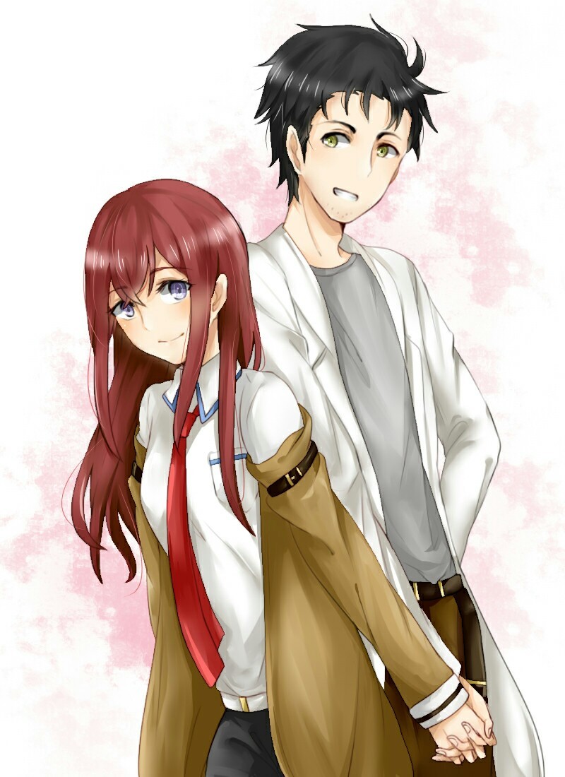 Steins; Gate - Anime art, Okabe rintaro, Steins gate, Kurisu makise, Anime, Visual novel