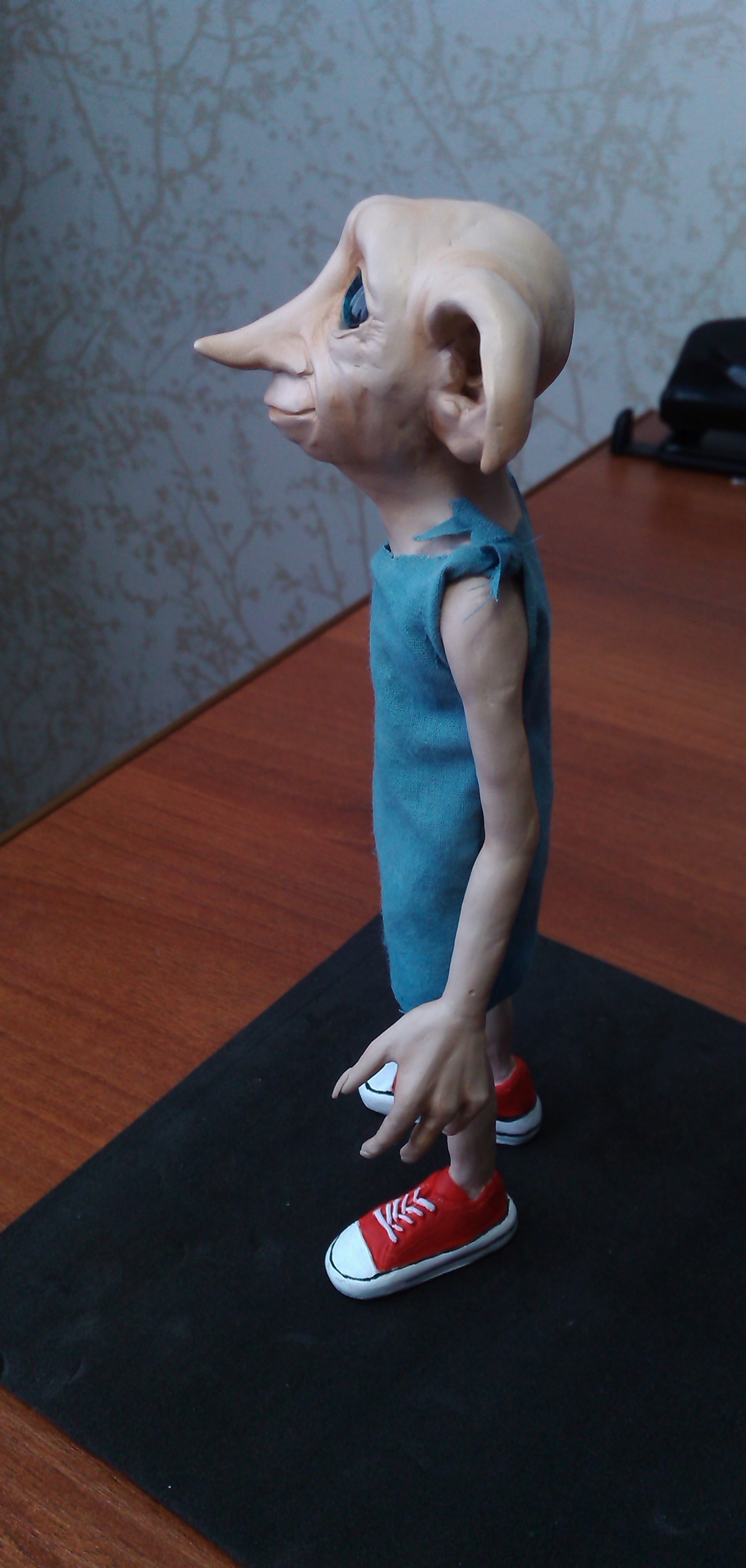 Dobby the free elf - My, Dobby, Harry Potter, Figurine, Needlework without process, Longpost, Figurines