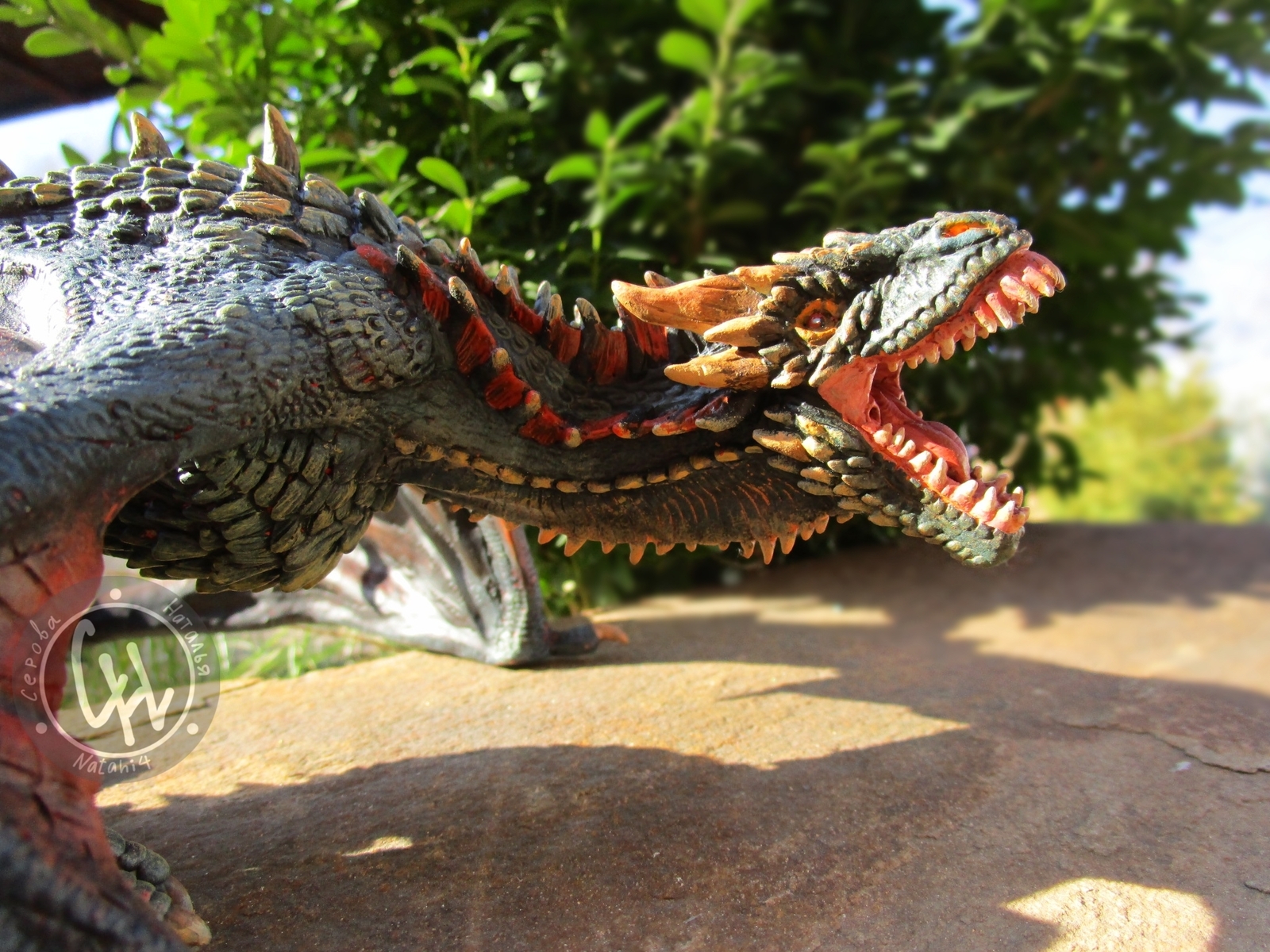 My Dragon Drogon, inspired by Game of Thrones. - My, Polymer clay, Game of Thrones, Drogon, Needlework without process, Sculpture, The Dragon, Longpost