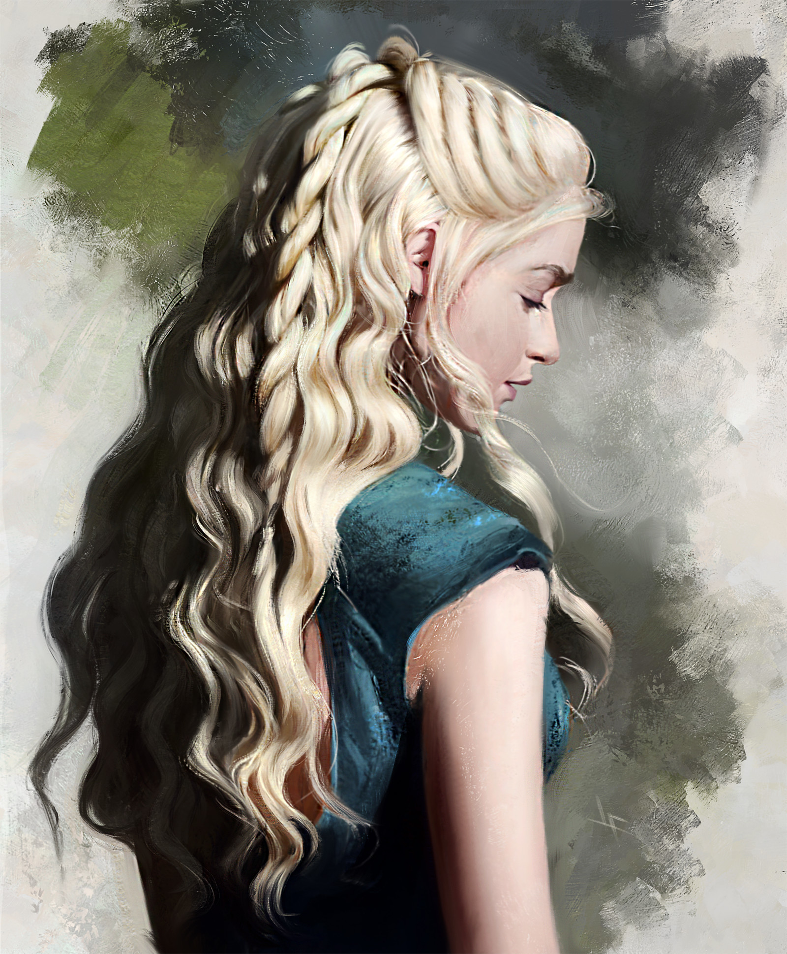 Daenerys - Art, Drawing, Daenerys Targaryen, PLIO, Game of Thrones, Girls, Justine Florentino