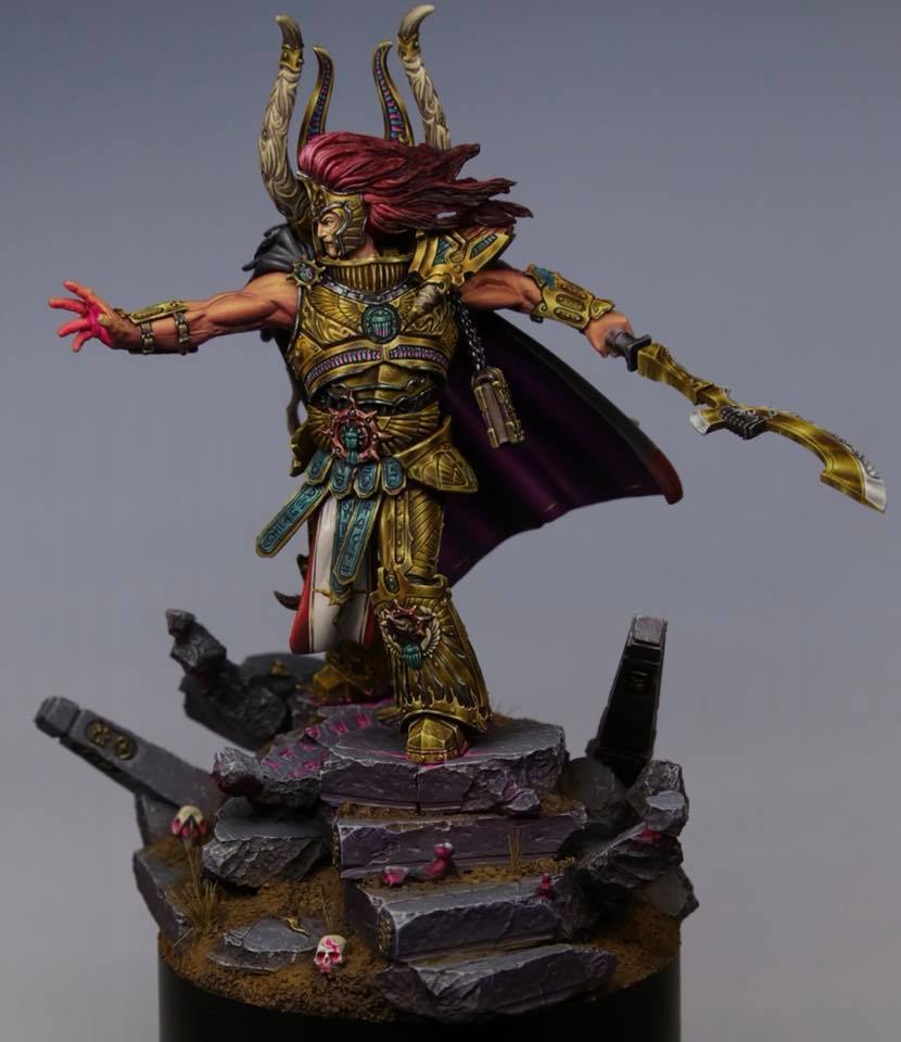 Magnus the Red - Warhammer 40k, Primarchs, Wh miniatures, Magnus the red, Modeling, Longpost