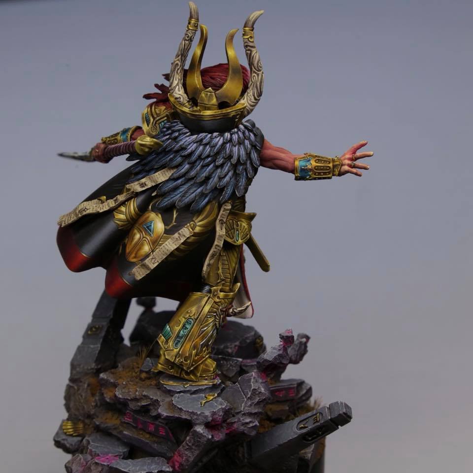 Magnus the Red - Warhammer 40k, Primarchs, Wh miniatures, Magnus the red, Modeling, Longpost