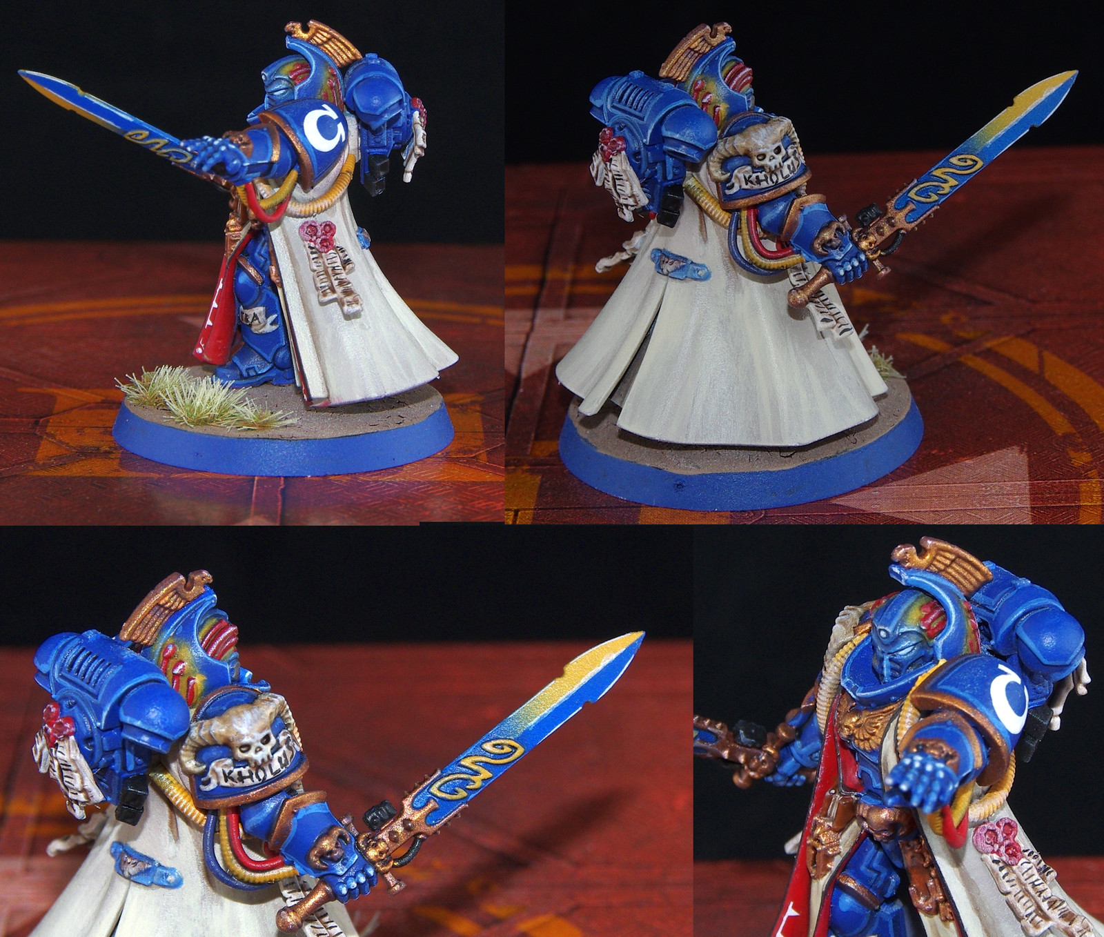 Second wrap. - My, Warhammer 40k, Wh miniatures, Ultramarines, Miniature, Longpost, The photo