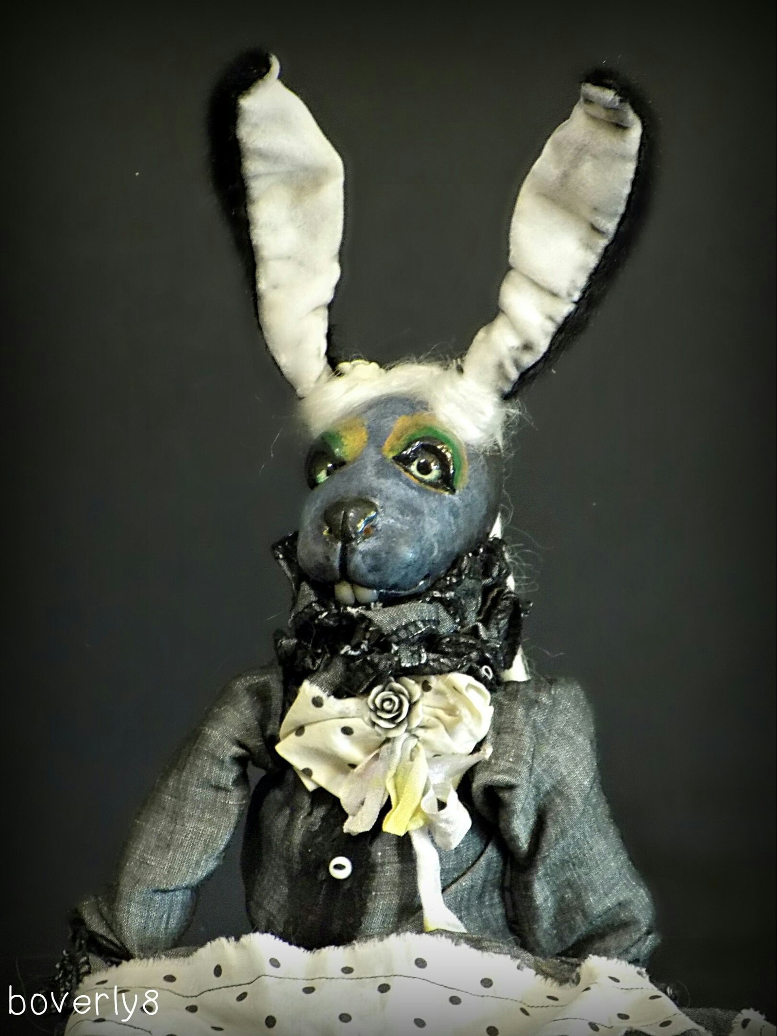 Charlize - My, Hare, Doll, Needlework without process, With your own hands, Copyright, Longpost