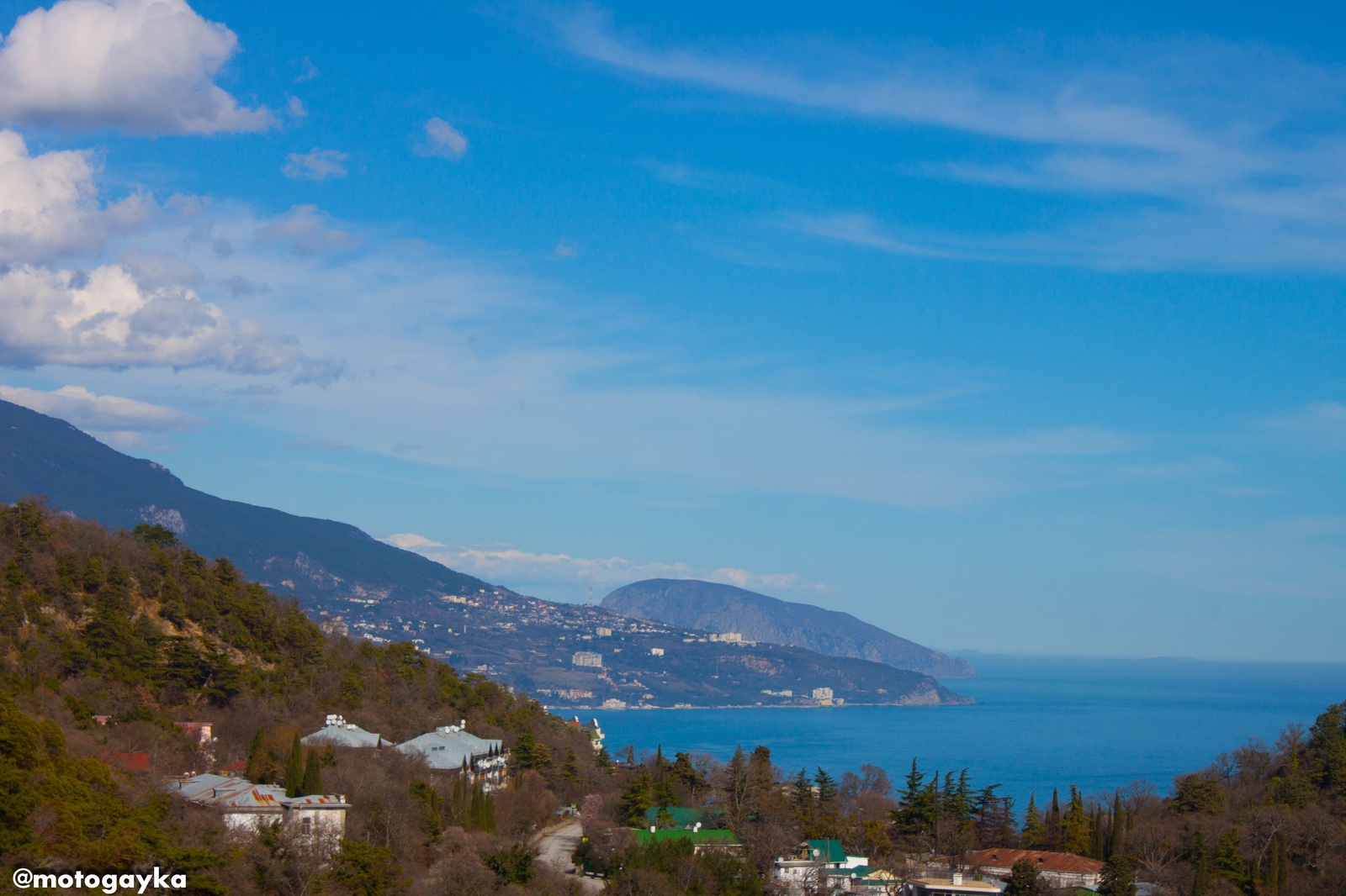 Crimea: spring, not just around the corner and summer! - My, Black Sea, Crimea, Nature, Sea, The mountains, Longpost