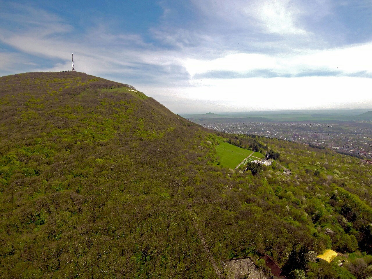 Pyatigorsk from a bird's eye view - My, Pyatigorsk, Quadcopter, Caucasian Mineral Waters, Mashuk, Aerial photography, Sevkavtv, Longpost