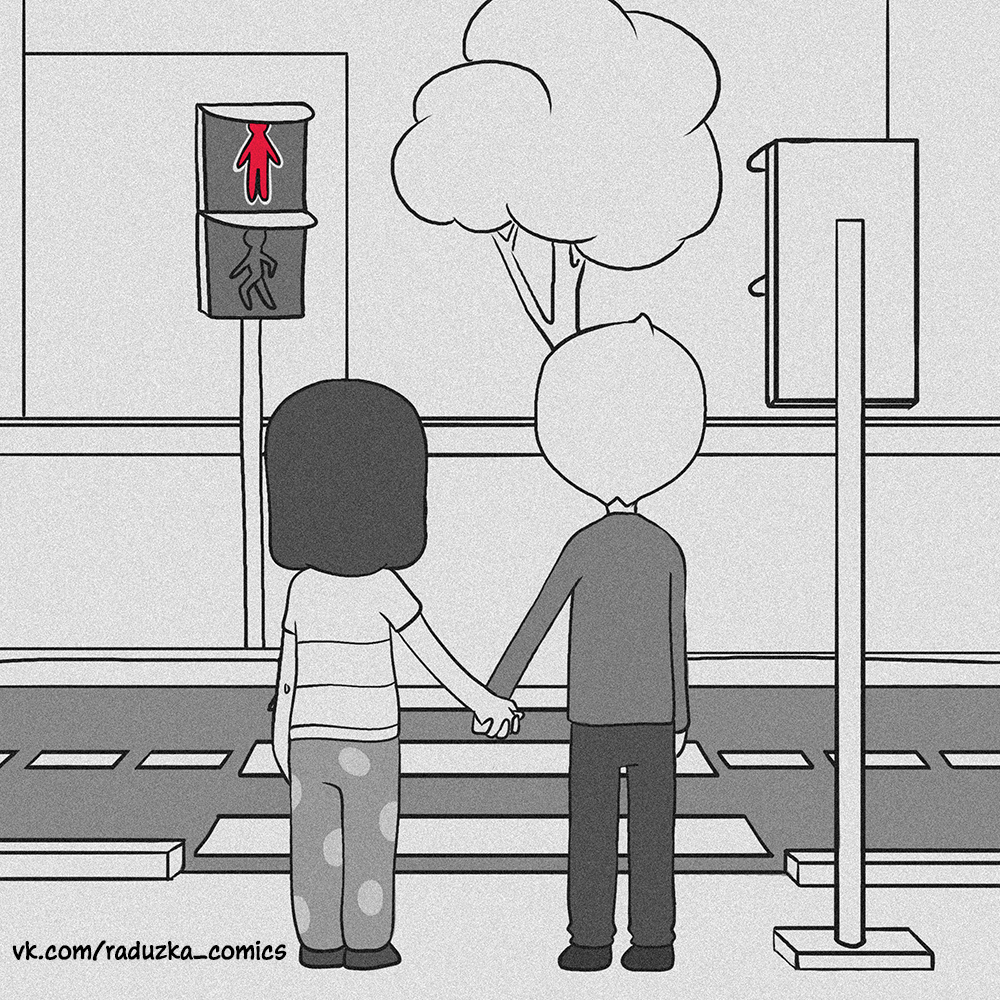 Change - My, Comics, Author's comic, Iris, Longpost, Crosswalk, Relationship