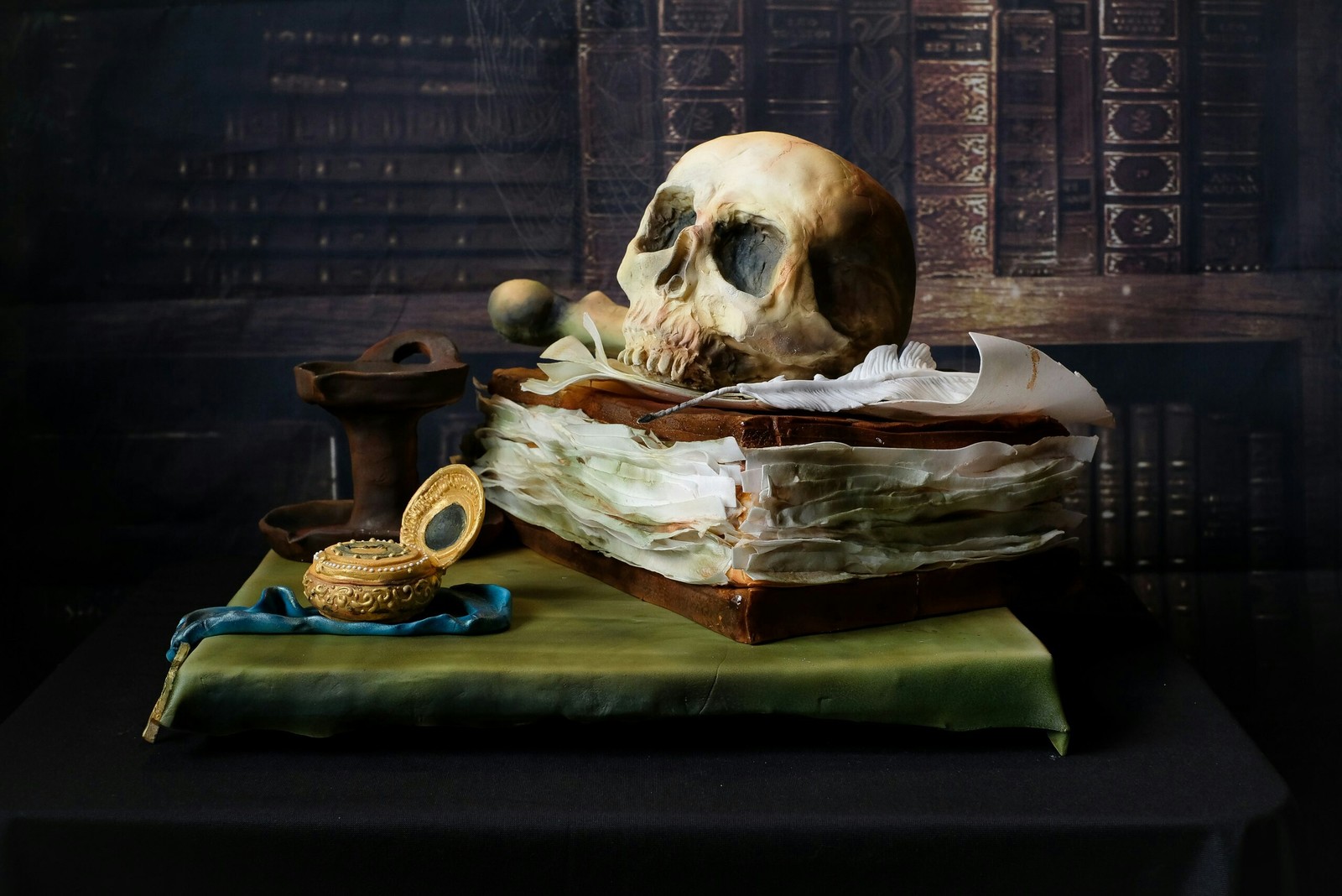 To the competition. My still life cake by Pieter Claesz - Cake, 