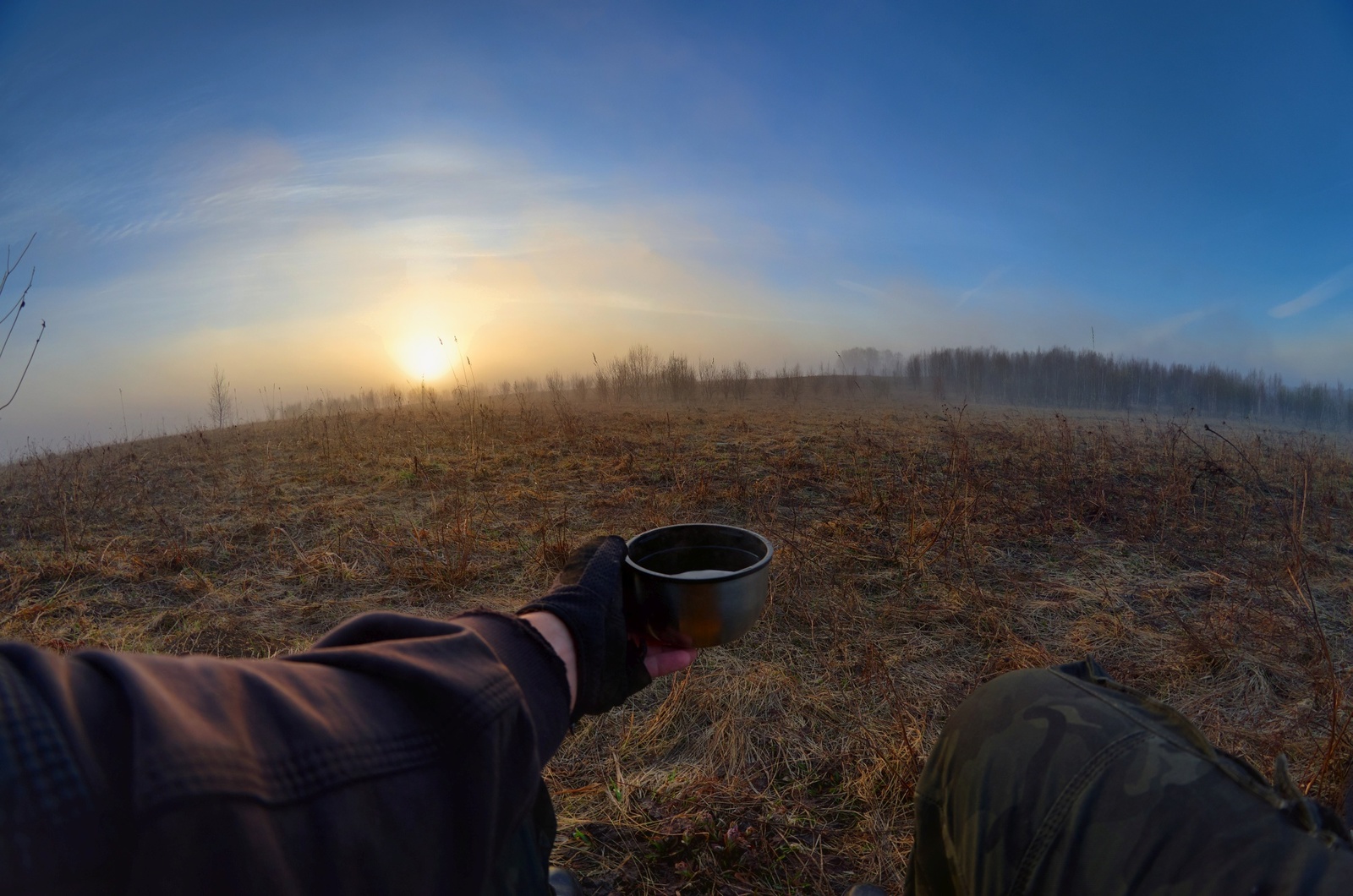 Siberian morning - My, Siberia, Fog, Morning, HDR, Spring, Nature, Longpost