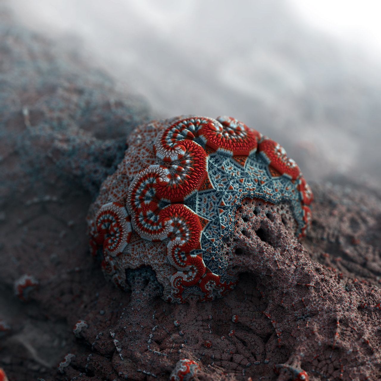 Alien organisms - 3d-Art, Фракталы, Фрактал-Арт, 3d-Фракталы, 3D, Абстракция, DeviantArt, Mandelbulb 3D, Длиннопост