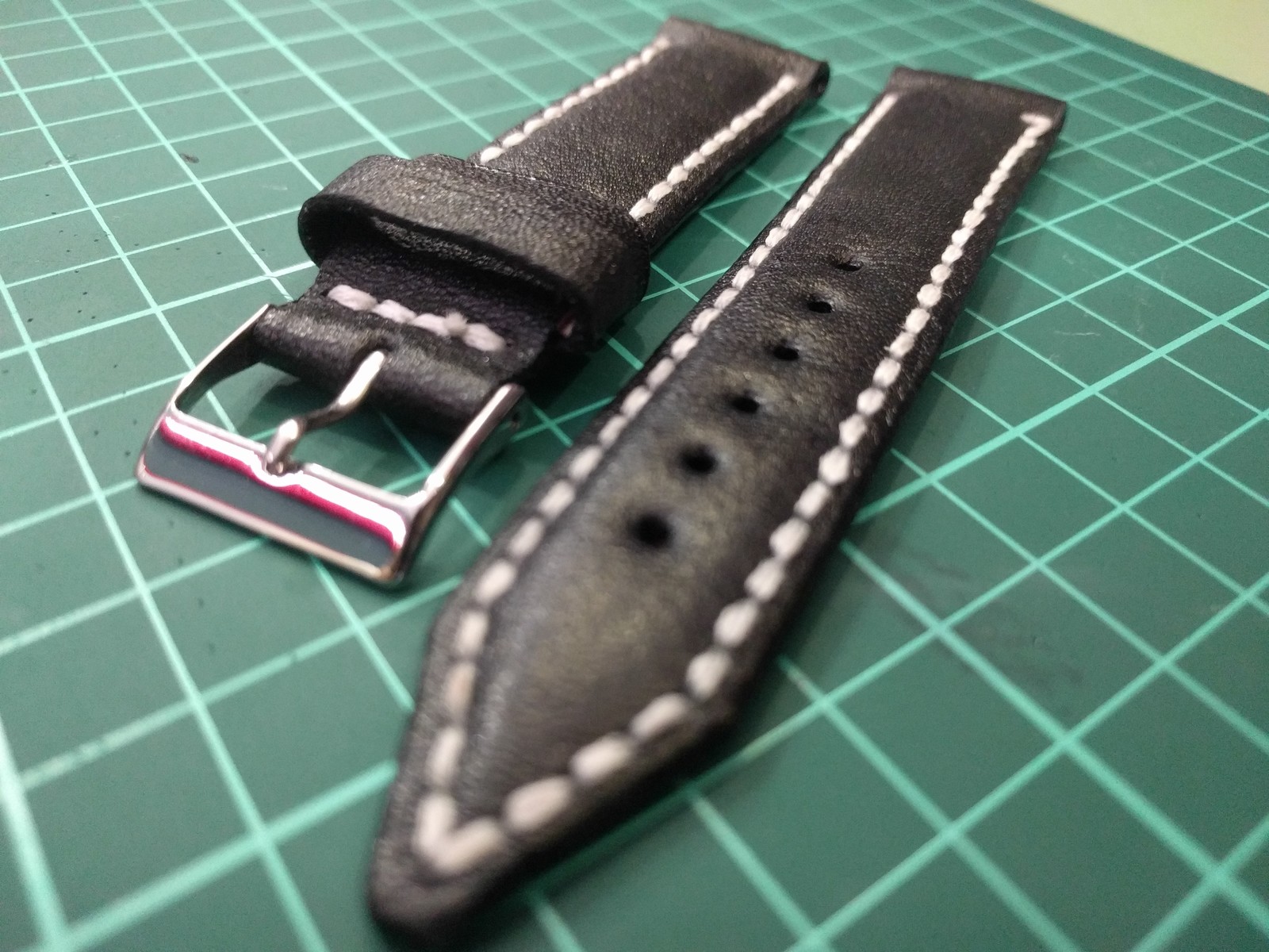 Second watch strap - My, Strap, Leather products, Longpost