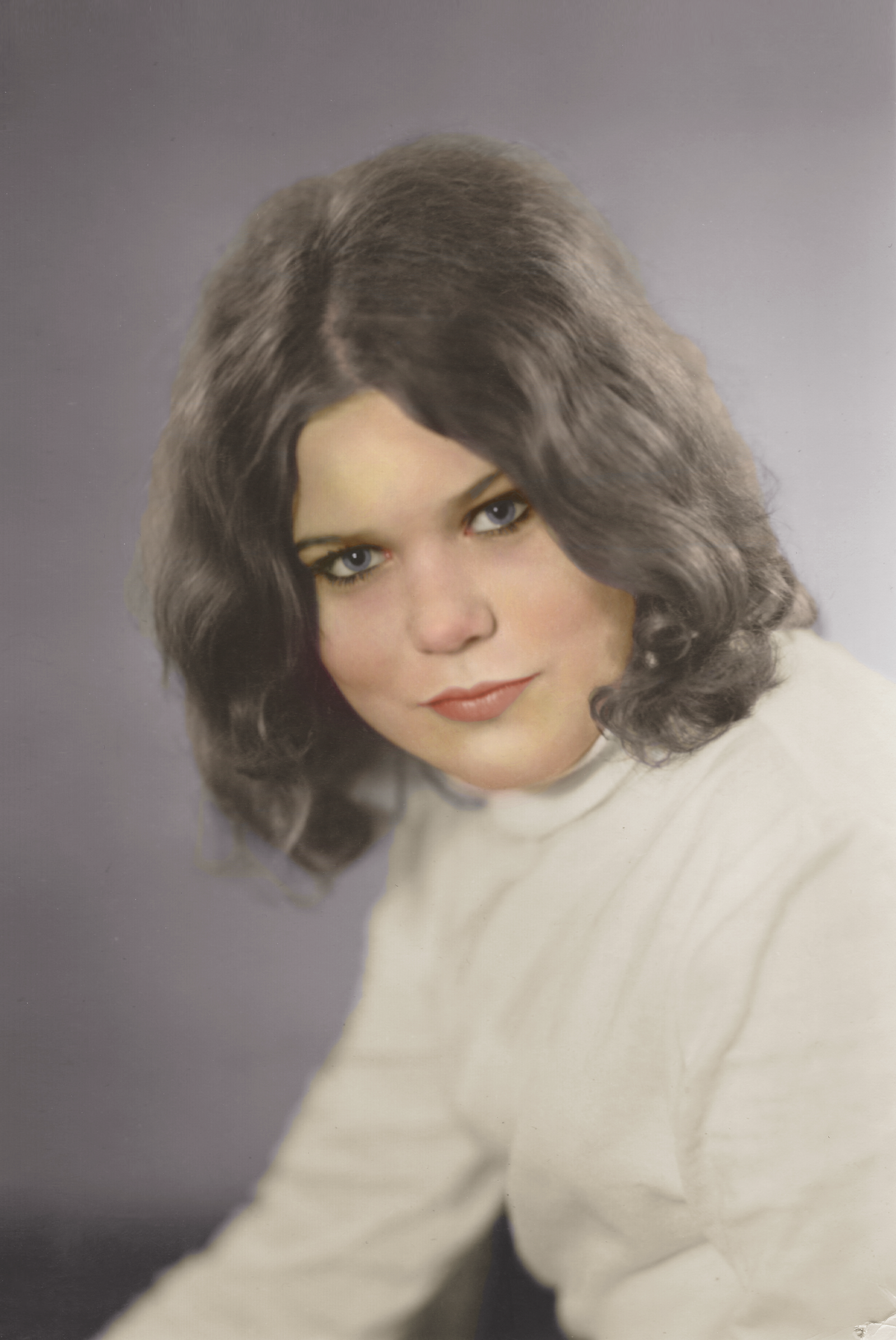 Colorization of a female portrait. - My, Colorization, Photo restoration, , Old photo, The photo, Longpost