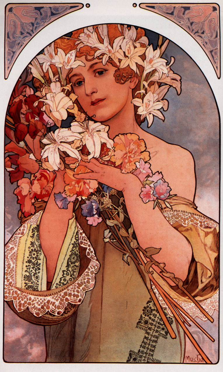 Разгребаем старый хард: часть 10 / Vol 1 Alphonse Mucha - Арт, Иллюстрации, Не мое, Alphonse Mucha, Ретро, Длиннопост