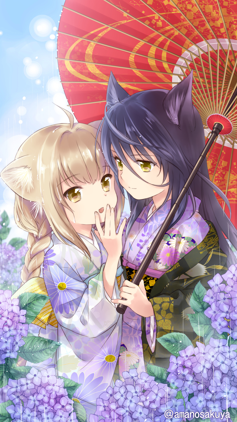 Neko - Konohana Kitan, Аниме, Satsuki, Yuzu, Неко