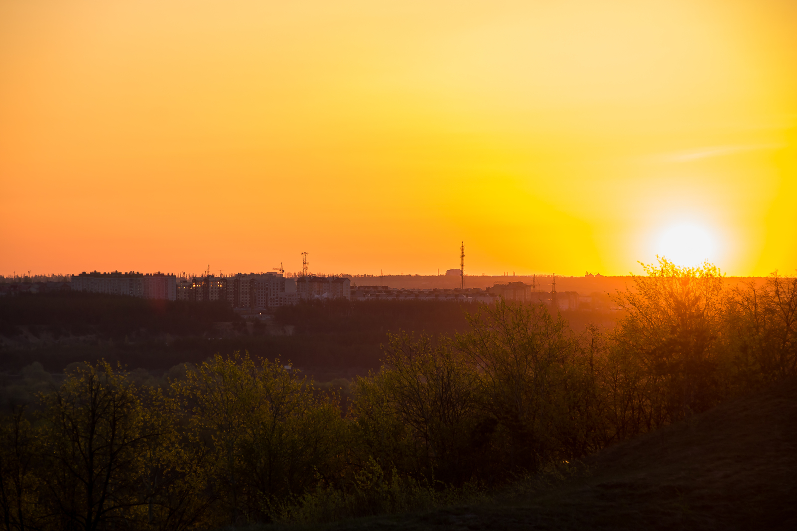 Golden hour - My, The photo, Landscape, Nature, Relaxation, May, Spring, Longpost