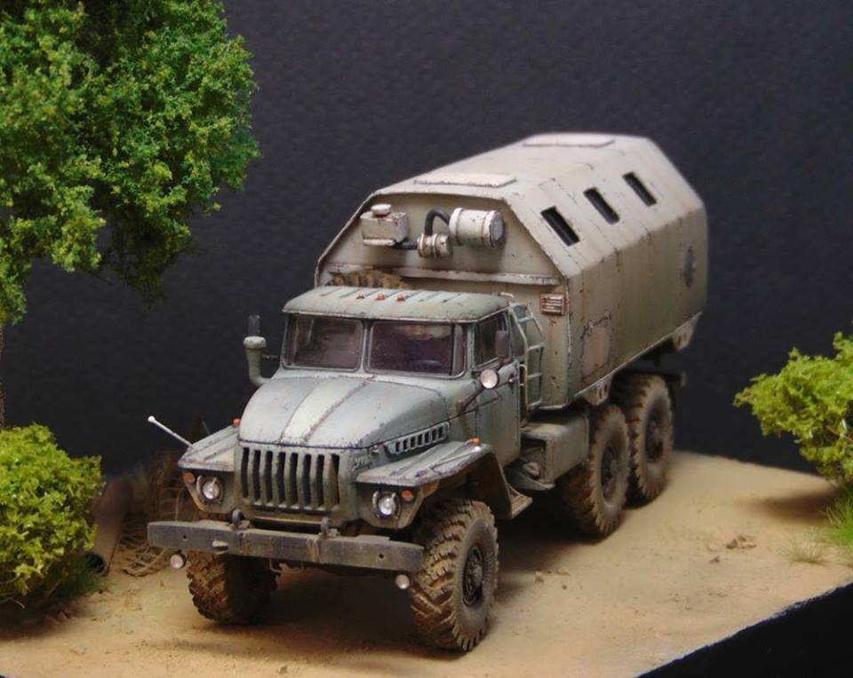 Trucks and special equipment in miniature - Stand modeling, Diorama, Longpost, Truck