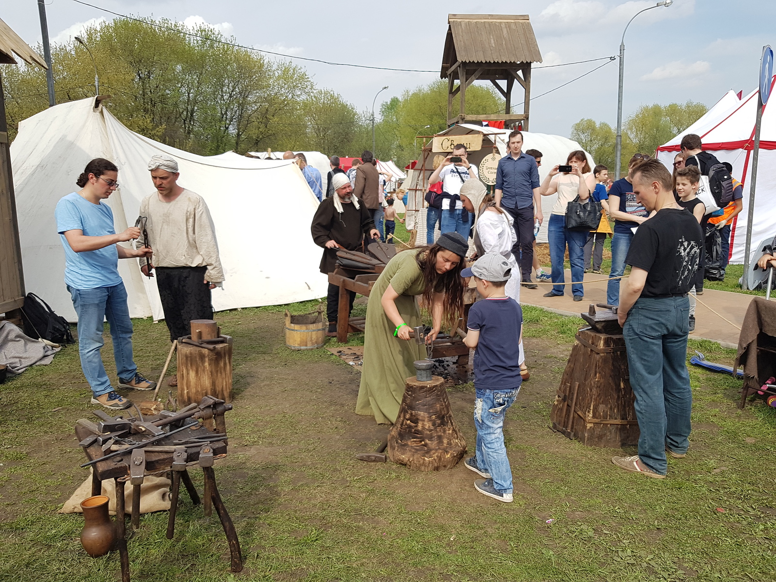 Medieval fair in Kolomenskoye - My, The May holidays, Moscow, Middle Ages, Fair, Kolomenskoe, Longpost