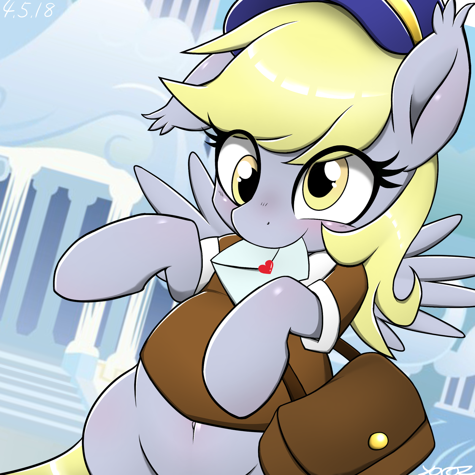 Derpy Delivery - My Little Pony, PonyArt, Derpy Hooves, Yorozpony