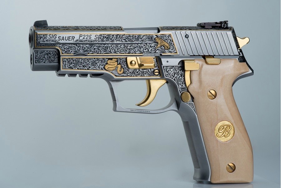 Пистолет Sig Sauer P226 работы Вилиджио Марранди - Оружие, Красота, Пистолеты, Длиннопост