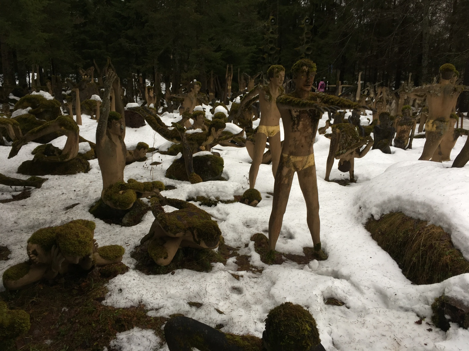 Sculpture park in Parikkala - My, Finland, Sculpture, Kripota, The park, The statue, Longpost