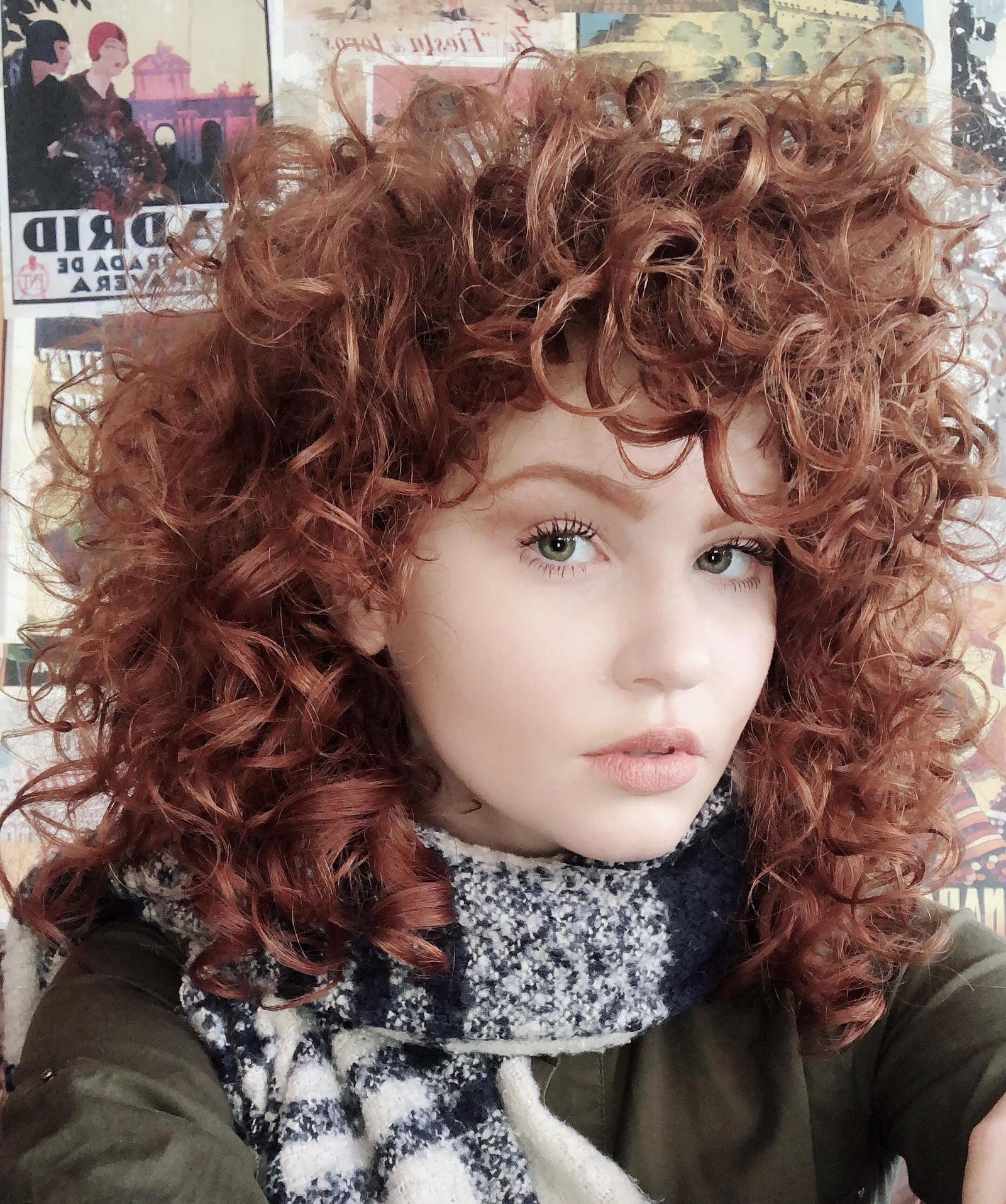 curls - Прическа, Selfie