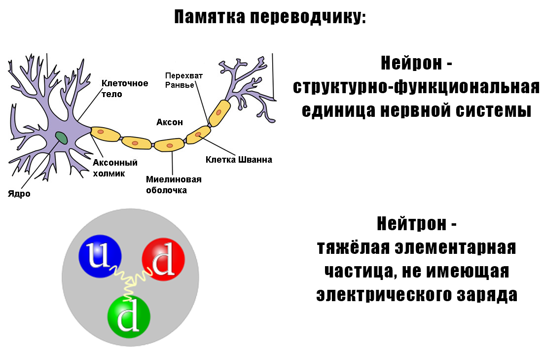 Just watched Star Trek. I thought - Neutron, Neurons, Translation