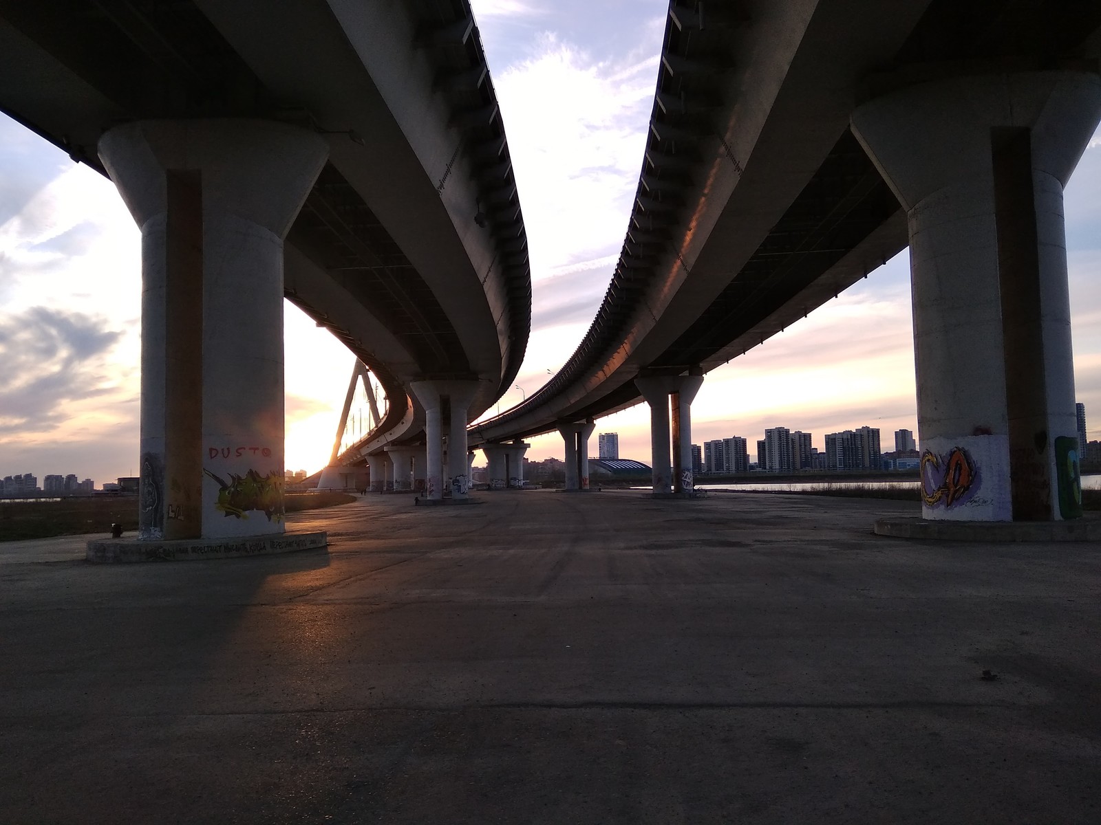 Kazan. Embankment. Sunset. Bicycle ride. - Kazan, Embankment, Saratov, Longpost, Sunset, Bike ride, Bike path