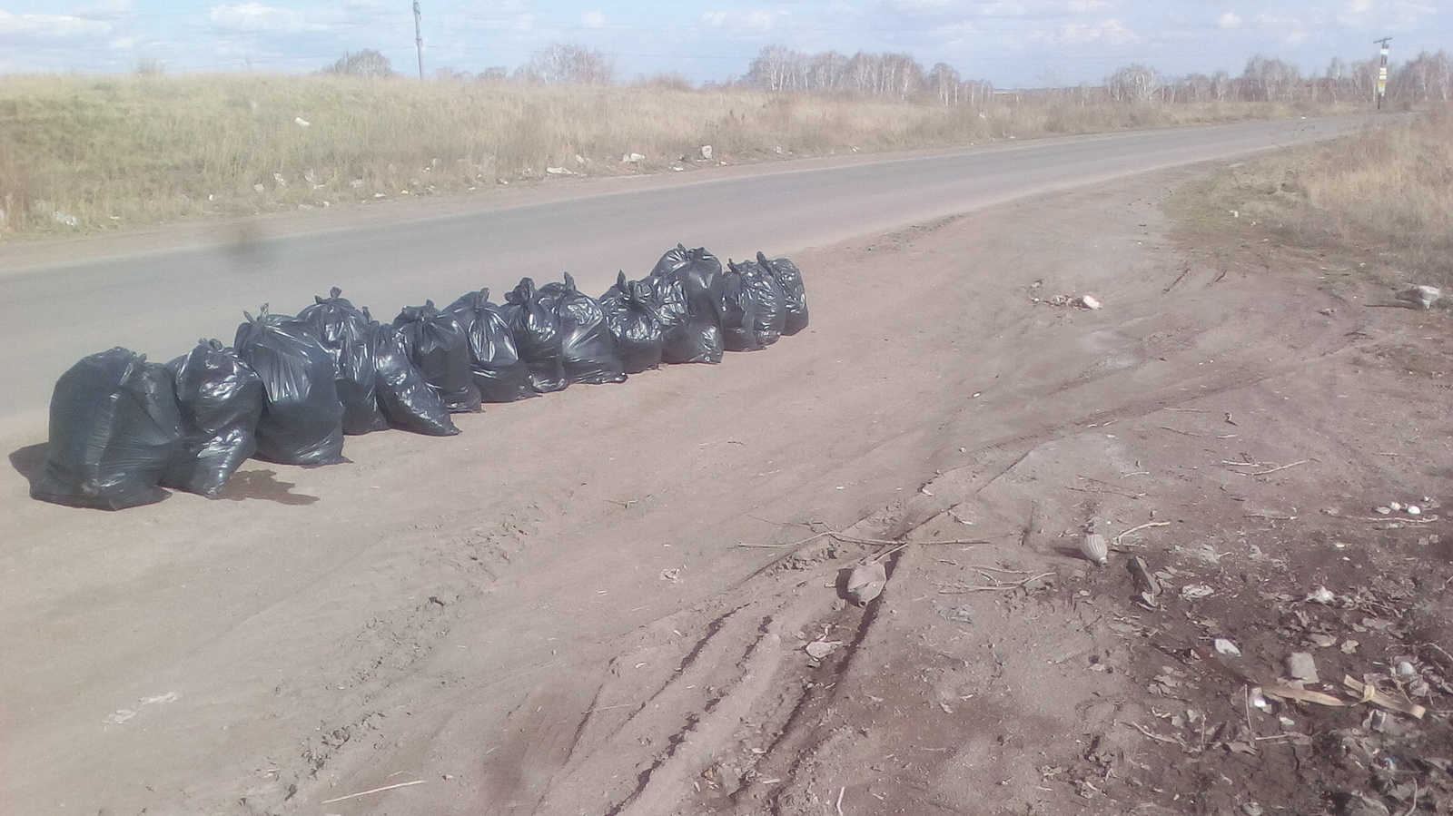 Removed 15 bags of garbage. - My, Dump, Chistoman, Saturday clean-up, Cleaning, Longpost