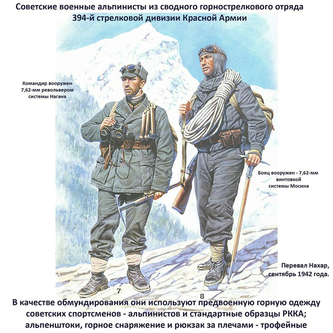 Clothing of military climbers - The Great Patriotic War, The soldiers, Red Army, Form of the Red Army, Longpost
