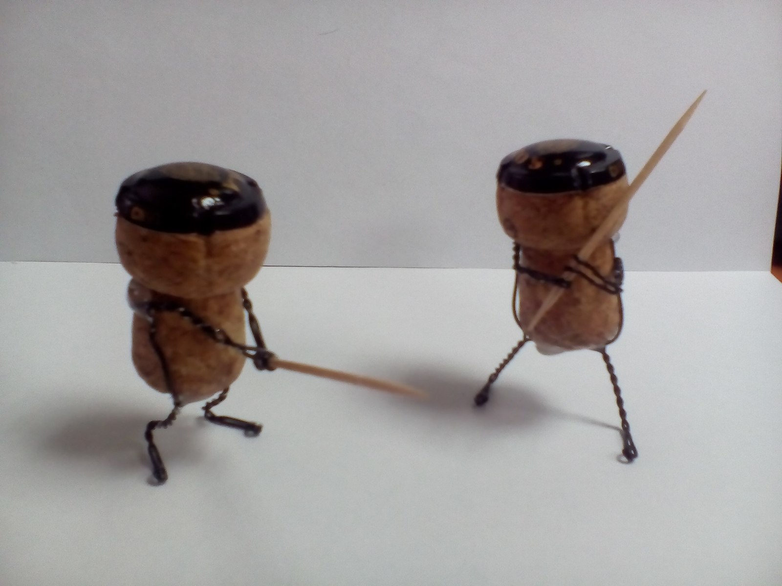 Champagne corks, toothpicks and your army is ready for battle - Army, Humor, Crafts, Longpost