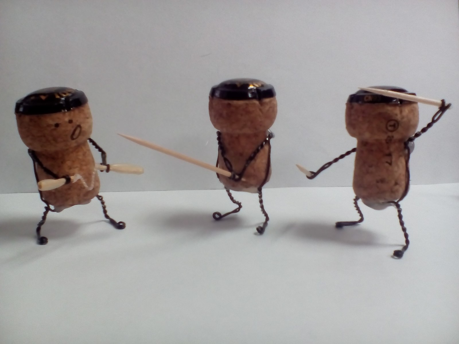 Champagne corks, toothpicks and your army is ready for battle - Army, Humor, Crafts, Longpost