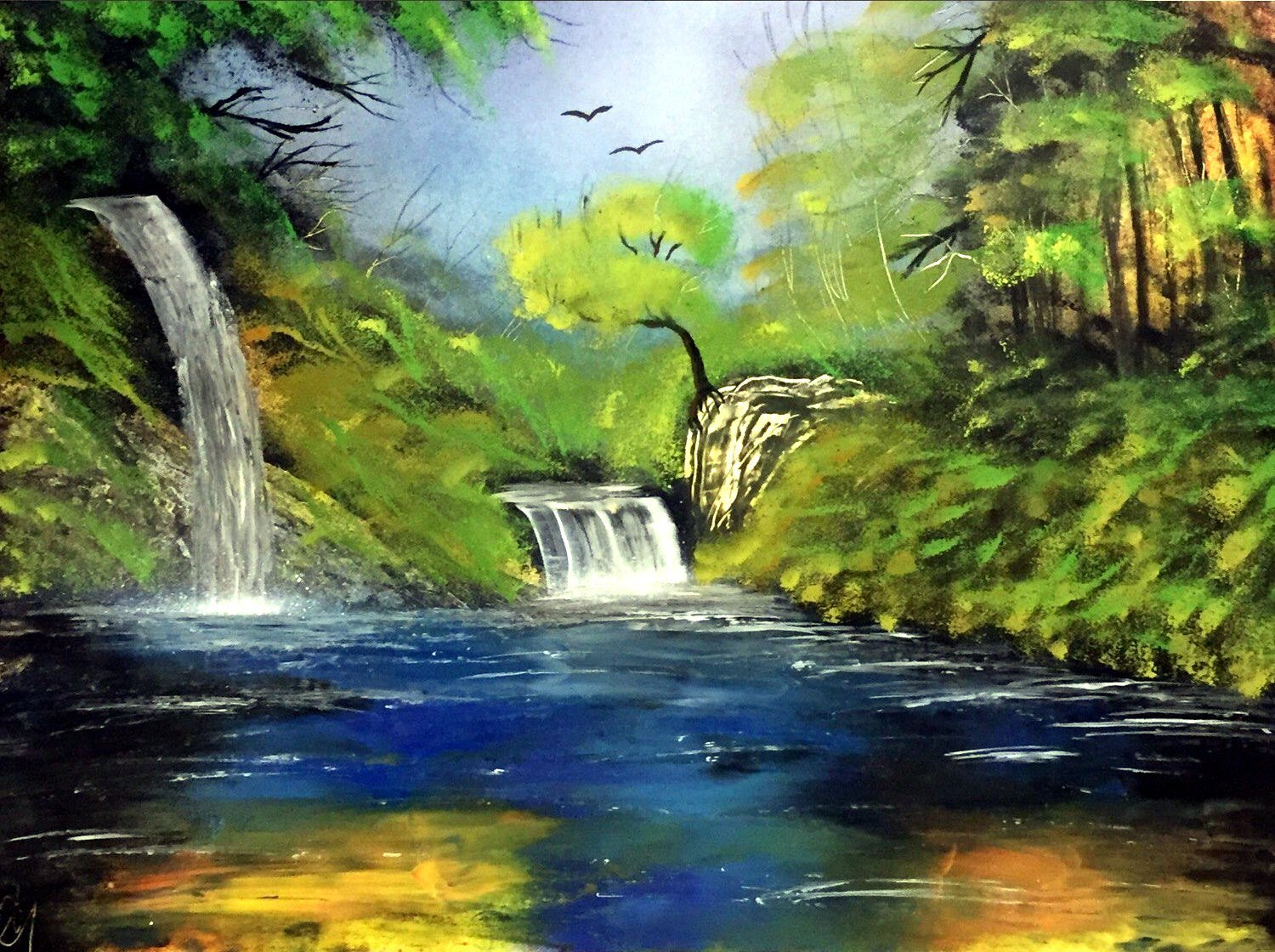 Nature Spray art - My, Nature, Art, Painting, Spray Art, Spray can