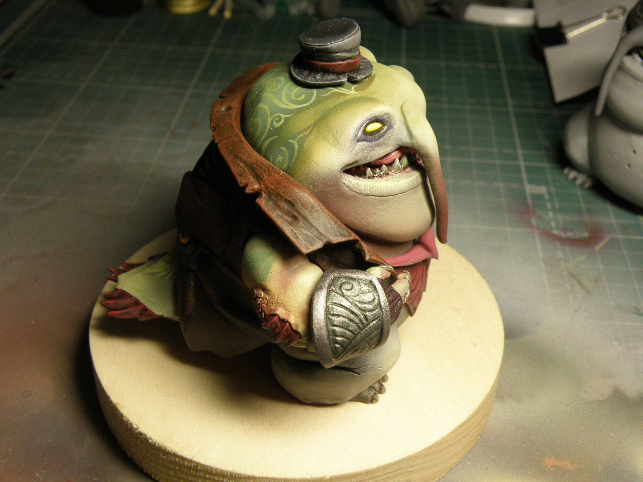 Tahm Kench is the river king. - My, LOL, , League of legends, Craft, Game art, Sculpting, Polymer clay, Longpost