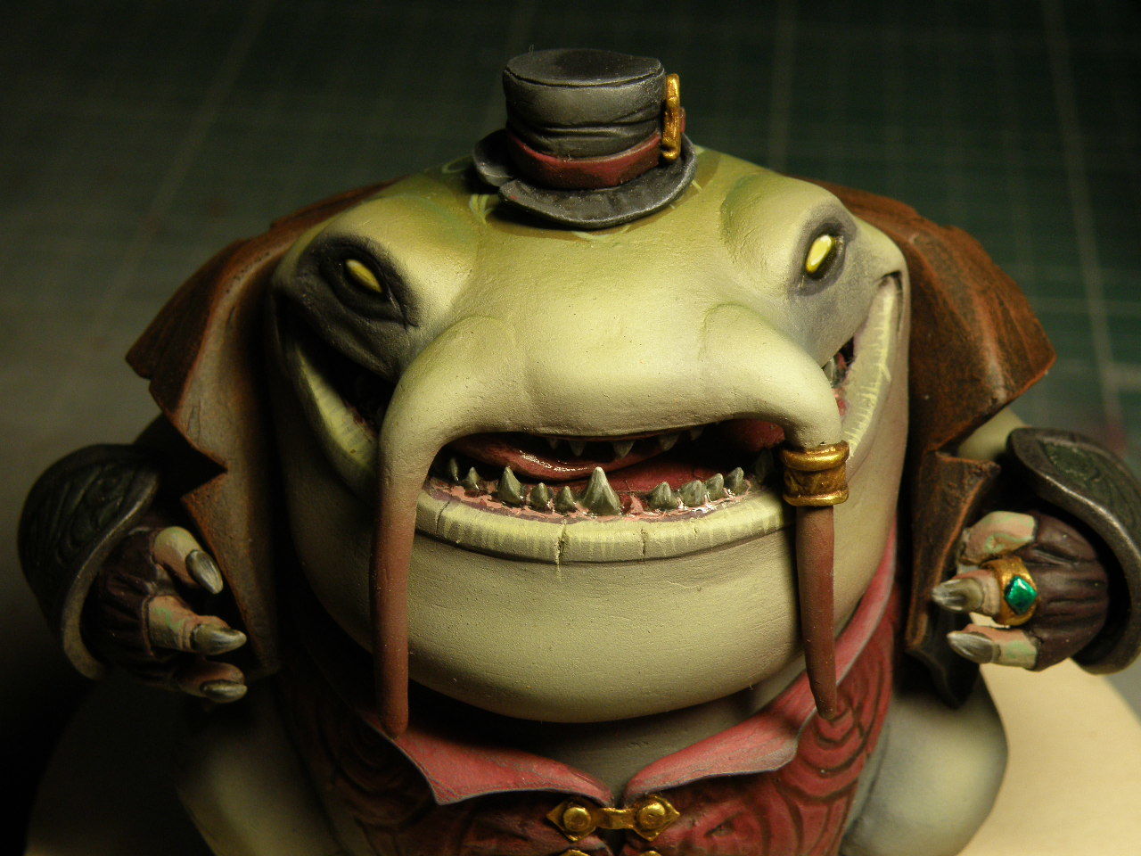 Tahm Kench is the river king. - My, LOL, , League of legends, Craft, Game art, Sculpting, Polymer clay, Longpost