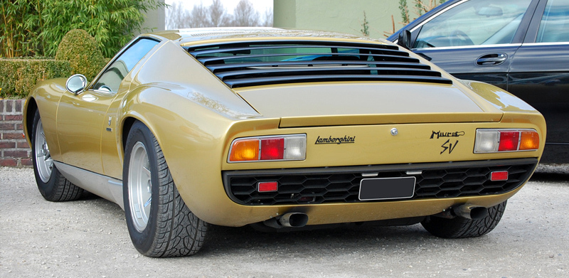 Lamborghini Miura P400 SV (1971)
 - Auto, 70-80 years, Longpost